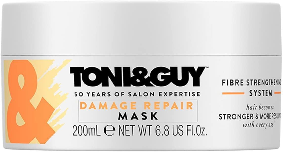 Toni & Guy Damage Repair Intense Repair Hair Mask Treatment For Dry Weak Brittle Hair Prone To Breakage, 200ml