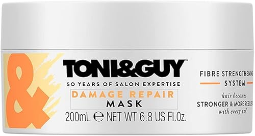 Toni & Guy - Máscara reparadora de daños para reconstrucción intensa, unisex, 6.8 onzas