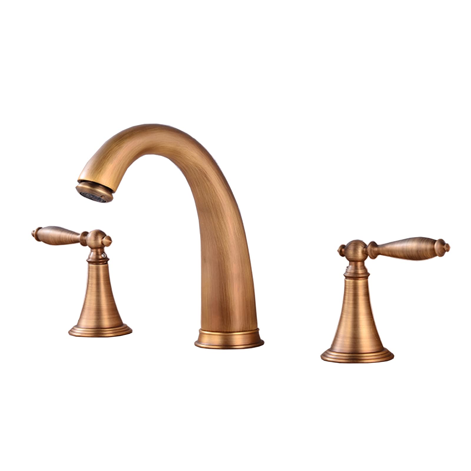 Robinet de lavabo de salle de bain en laiton antique, la noblesse des métaux patinés