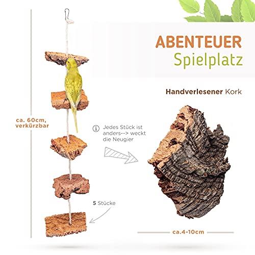 Vogelgaleria, corda in sughero, accessorio