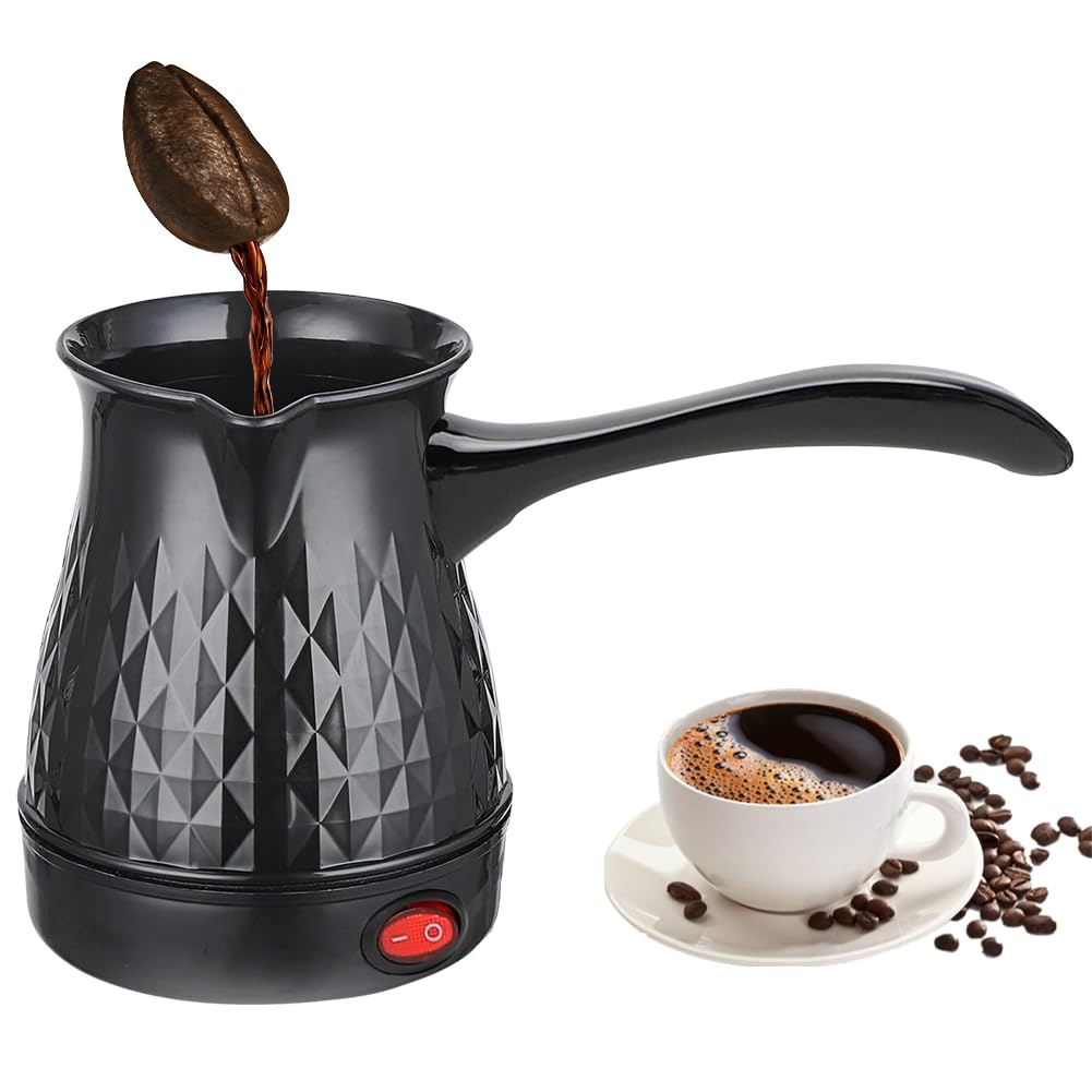 Cafetera turca, cafetera turca, cafetera de 500 ml, cafetera turca, cafetera turca Cezve, cafetera moca, jarra de leche, cafetera turca, mocha turca