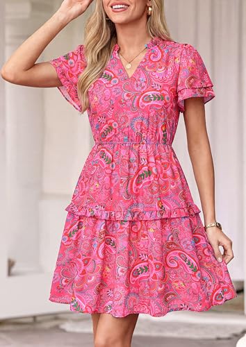 Image of PRETTYGARDEN Womens Summer Floral Beach Dresses