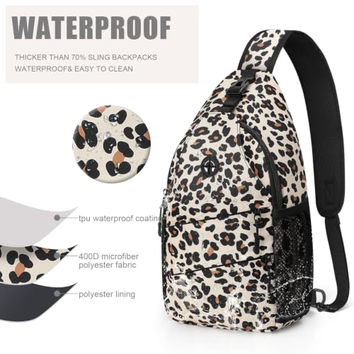 Image of Crossbody Bags for Women Men Trendy Sling Bag Bakpack Casual Chest Bag with Convertible Shoulder Strap steel Stainless Steel Paint
