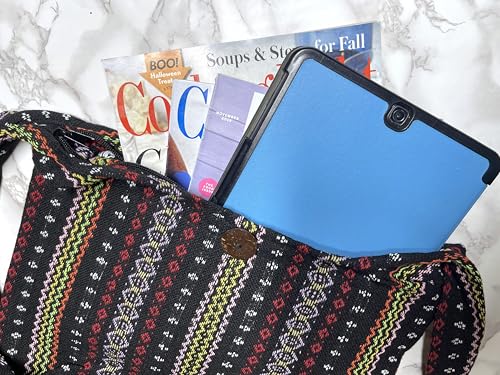 Image of Woven Hippie Crossbody - Hobo Sling Shoulder Bag - Thai Cotton Boho Messenger Purse - Medium