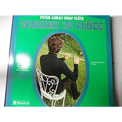 "Joueurs de flute" - CHAMINADE Concertino - HUE Fantaisie - ENESCO Cantabile et presto - GAUBERT Nocturne - ROUSSEL Joueurs de flute - MESSIAEN Le merle noir--CLAVES - Svizzera-CLA 704 LP-CHAMINADE Cecile Louise Stephanie (Francia); HUE George; ENESCU Georges (Romania); GAUBERT Philippe (Francia); ROUSSEL Albert (Francia); MESSIAEN Olivier (Francia)-GRAF Peter Lukas (flauto traverso - dir); KOBAYASHI Michio