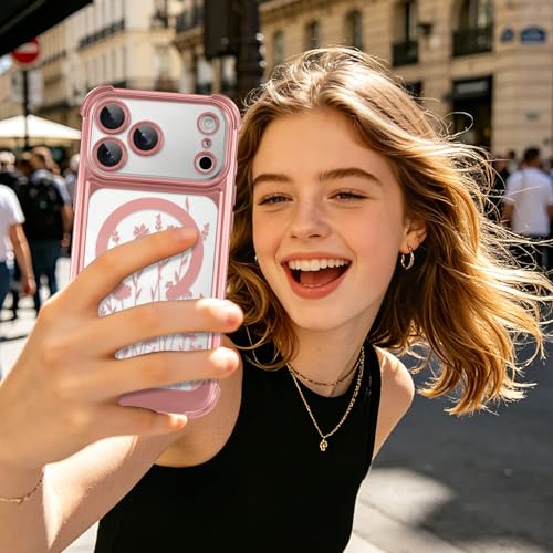 Coque iPhone 17 Pro Max fleurie résolvant le risque de casse et rayures