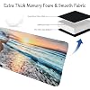 Ocean Beach Keyboard Stand with Gel Seashell Wrist Rest for Keyboard and Mouse