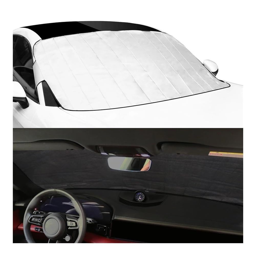 Couverture Pare-Brise Voiture Couverture Universelle De Pare-soleil Pare-brise De Voiture Couverture De Neige De Pare-brise Avant Accessoires Automobiles Pour Ford Pour Focus Bache Pare-Brise