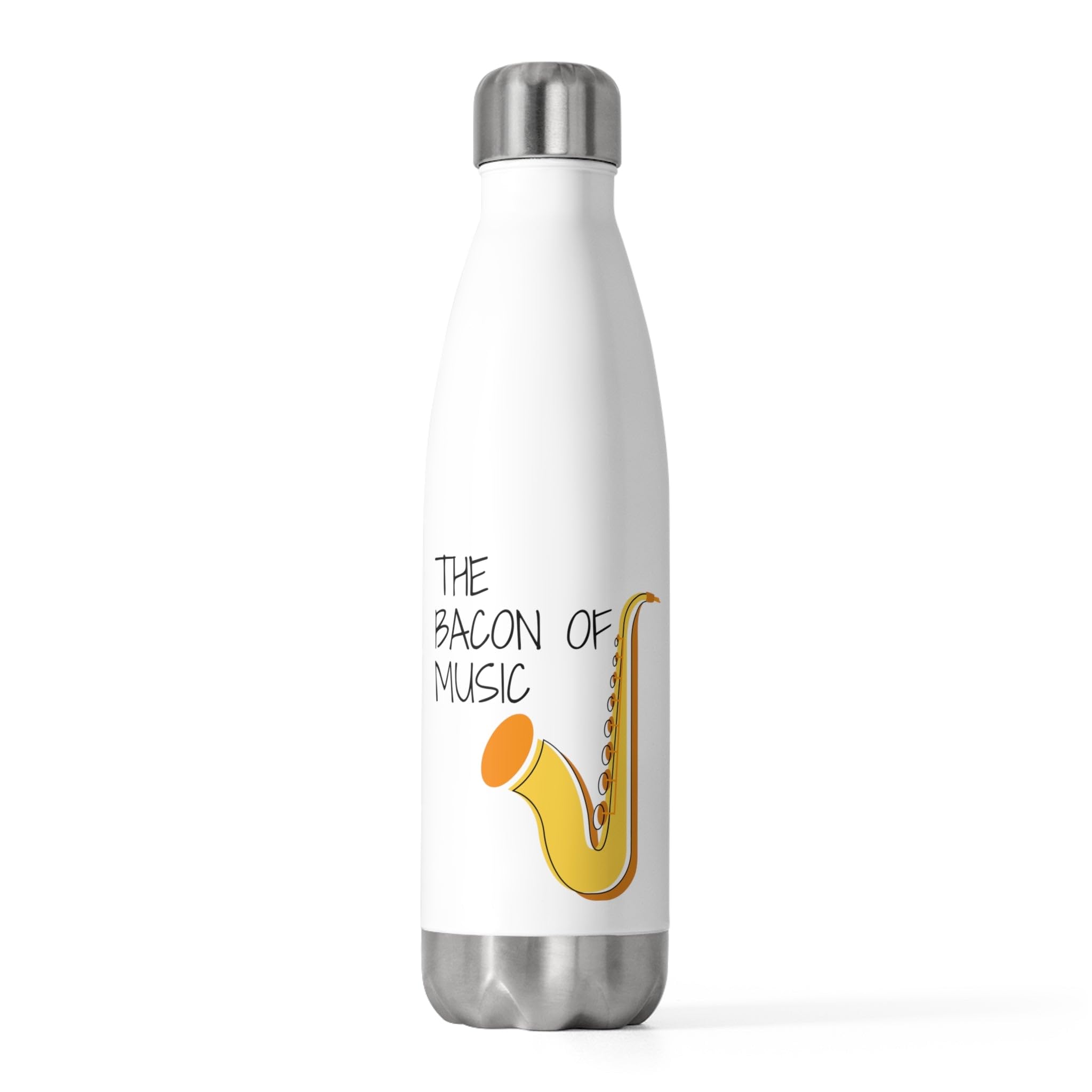 Novelty Musical Instrument Clarinet Musician Hilarious Saxophonists Maestro Men Women 20oz Insulated Bottle 20oz