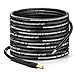 KiloSton 15M Steel Wire Braided Washer Hose – Kink-Resistant, 248Bar / 3600 PSI, Burst-Resistant Replacement Hose for Karcher K2 K3 K4 K5 K6 K7 Series, All-Weather Use