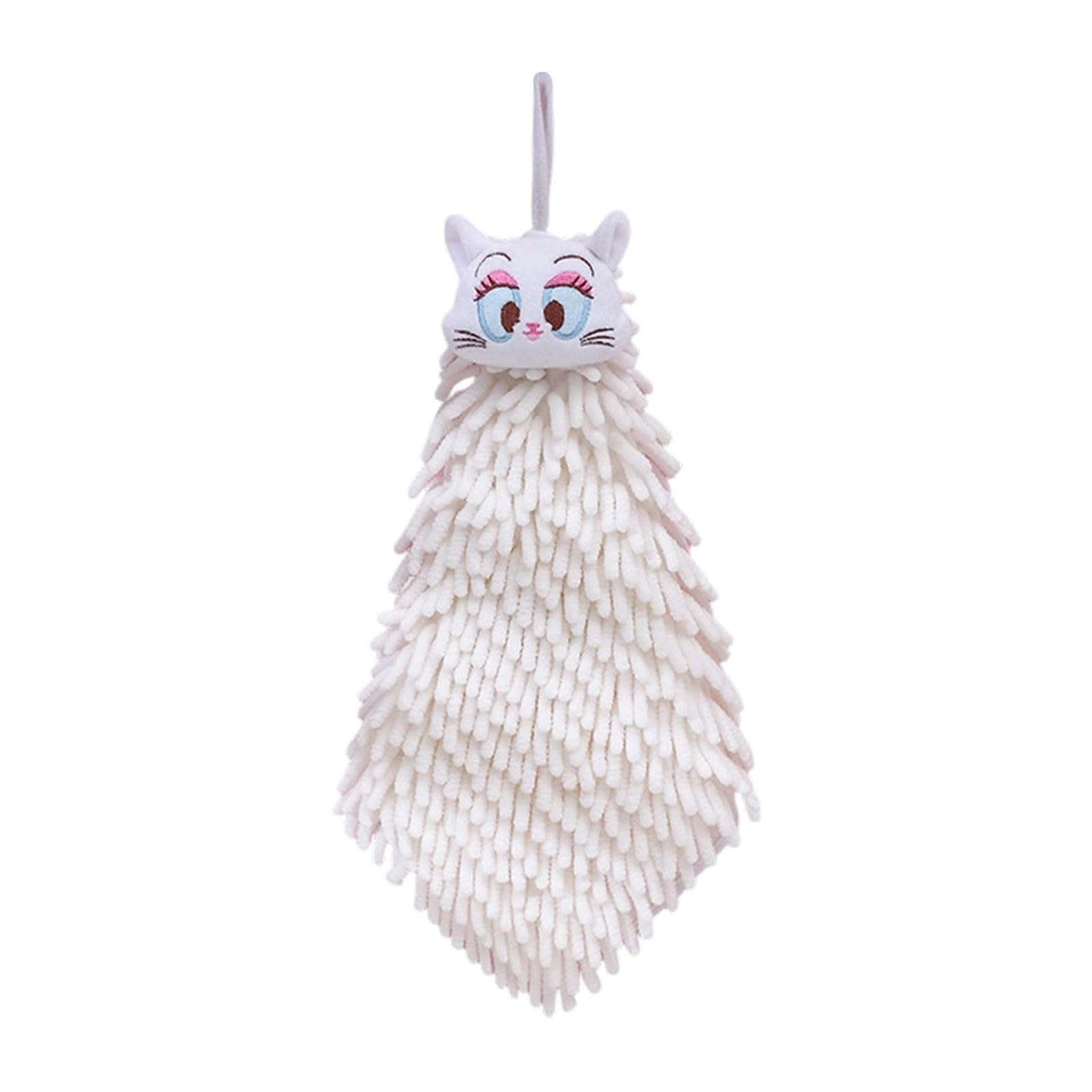 bayicie Fast Drying Hand Towel for Kitchen, Soft Absorbent Quick Dry Towel with Hanging, Plush Chenille Dishcloth for Bathroom Decor