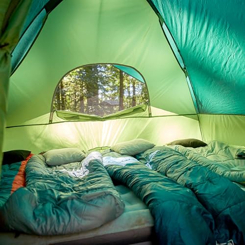 Image of Coleman Sundome Camping Tent with Rainfly, 2 /3 /4 /6 Person Tent Sets Up in 10 Mins, Weatherproof Shelter for Camping, Festivals, Backyard, Sleepovers, & More