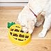 ZippyPaws Happy Bowl - Slow Feeder Dog & Puppy Bowl, Interactive Puzzle Bowl for Small, Medium, & Large Dogs, Up to 10x Slower Eating, Non Slip Base, Holds 4 Cups - Pineapple