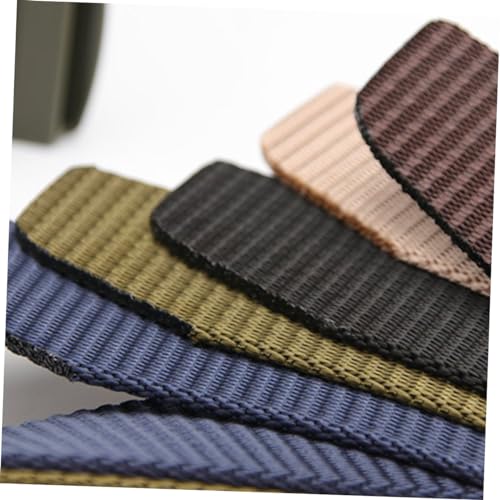 2pcs Nylon Waist Belt Canvas Outdoor Web Belt Plastic Buckle Adjustable for Men Women4