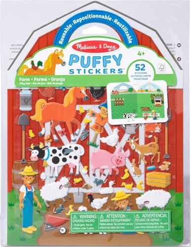 Melissa & Doug Puffy Sticker Play Set – On...