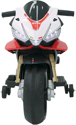 Miniatura 6 de Motocicleta para niños, motocicleta eléctrica, motocicleta con batería de 12 V, motocicleta eléctrica con faros delanteros, amortiguador, ruedas de