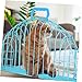 balacoo 1pcs Cat Bath Cage Scratch-Resistant Pet Shower Cage for Cats Kittens Lightweight Portable Design for for Grooming Nail Trimming Small up