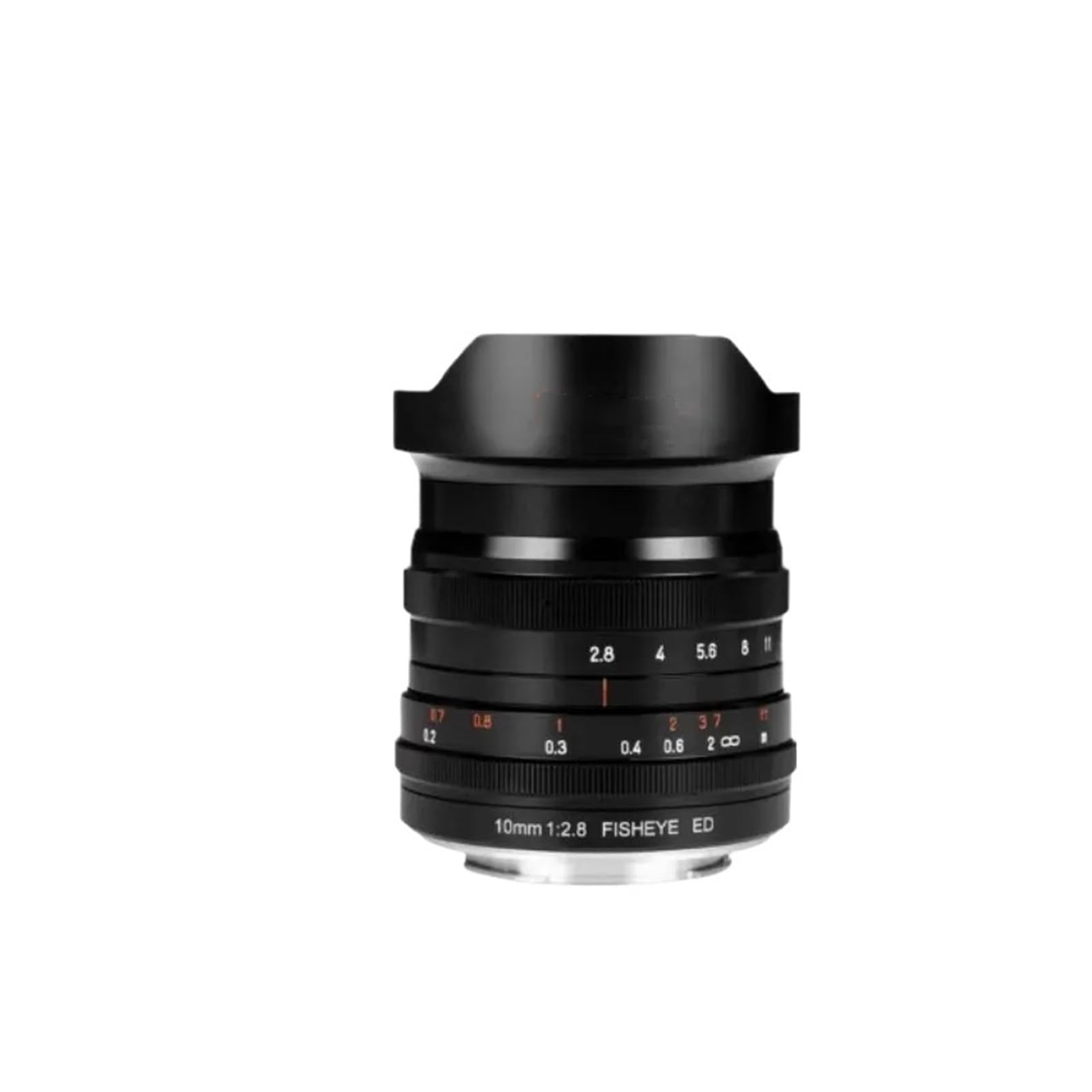 Lente Ojo de pez de fotograma Completo F2.8 de 10 mm, Compatible con E