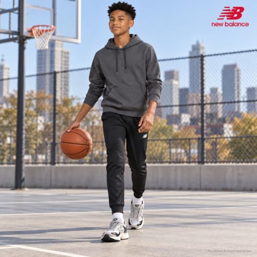 New Balance Boys Athletic Sweatpants, Joggers & Track Pant for School Kids | Sizes 4-20 Performance Tricot, Secure Cuffed Ankles, Flexible Elastic Waistband, Pockets For Sports And Weekend Downtime - image 7