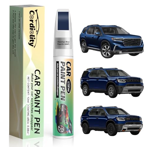 Image of Obsidian Blue Pearl(B-588P) Touch Up Paint Pen for Honda,Car Paint Scratch Repair Pen Quick and Easy Fix Auto Paint Scratch