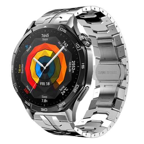 Bracelets de montre en acier inoxydable 22mm pour GT5 GT2e GT3 46mm