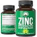 Raw Organic Whole Food Zinc by Peak Performance with Vitamin C & Over 25 Organic Fruit and Vegetable Ingredients. for Prostate Support, Immune and Cardiovascular Health. 30 Vegan Capsules