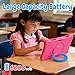 ZZB Kids Tablet 10 Inch, Android 15.0, 8GB (3+5 Extended) RAM, 32GB ROM (Expandable to 1TB), Dual Camera, 6000mAh, Preloaded with Kid-Friendly Apps, Tablet with Case,Android Tablets for Kids (Pink)