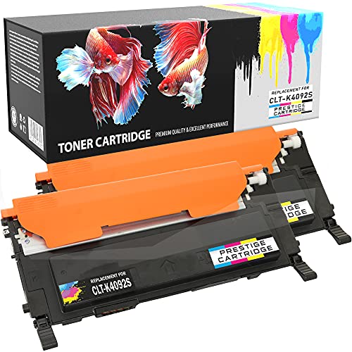 Prestige Cartridge CLP310   Paquete de 2 cartuchos de tinta para Samsung, negro
