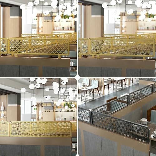 Séparateur de table de restaurant creux et cloison pour salle à manger en bois - 6