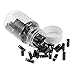 Lixada 100pcs 4mm/5mm Aluminum Alloy Bike Derailleur Shift Brake Wire Cable End Cap Shifter Cable Housing Ferrules Tupe Tops Replacement Set