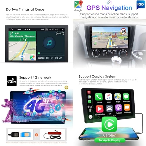 Autoradio Android 10 BMW E87 E81 E82 E88 GPS Tactile 2 Din WiFi