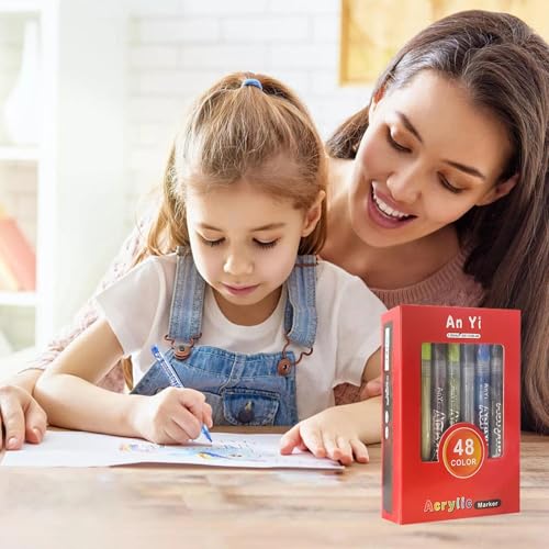 Crayons de coloriage étanches pour peindre sur roche sans effacement - 2