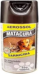 Matacura Aerossol Para Cães E Gatos Transparente 100 Ml