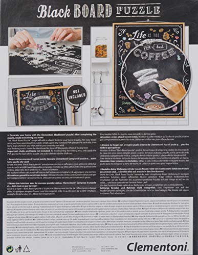 Puzzle 1000 pièces : Blackboard Travel Clementoni Puzzles - vue 4