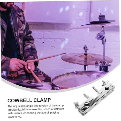 Clamp para platillo de batería SHOWERORO de aleación de zinc, soporte para kit de batería y percusión miniatura 5