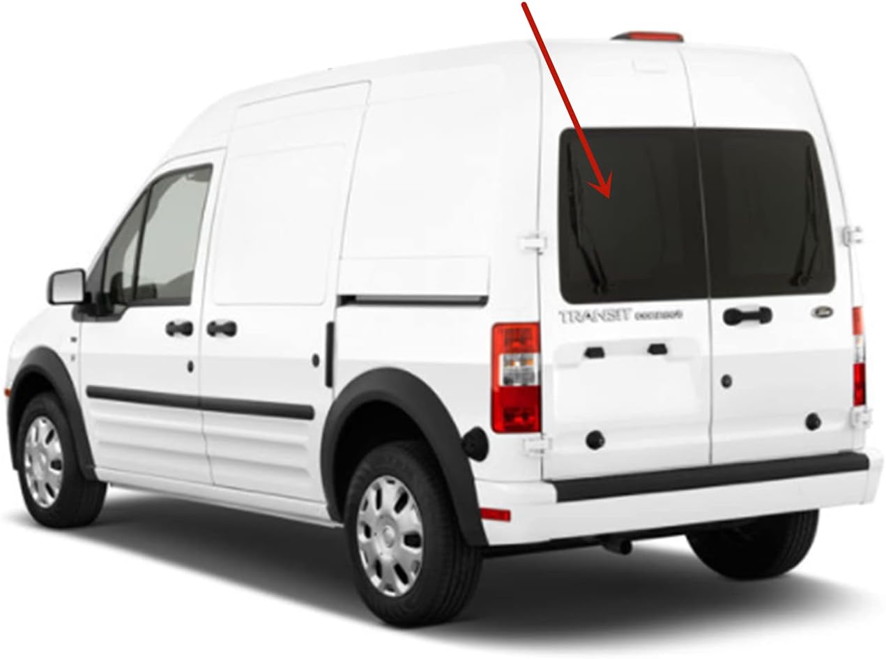 Heated Privacy Back Window Back Glass Driver Left Side Compatible with Ford Transit Connect 2010-2013 Models