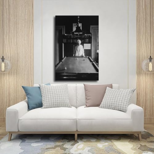Impression sur toile Mark Twain billard 50x76 cm pour bureau - 5