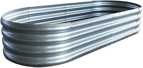 Huamao Beauty - Jardineras de acero galvanizadas para jardín de flores y hierbas