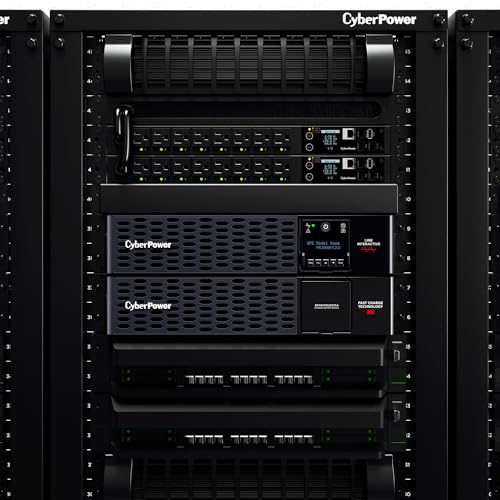 Image of CyberPower PR2000RT2UC Smart App Sinewave UPS Battery Backup and Surge Protector, 2000VA /2000W, 8 Outlets, 2U Rack /Tower, AVR, Built-in Cloud Monitoring, UL Certified