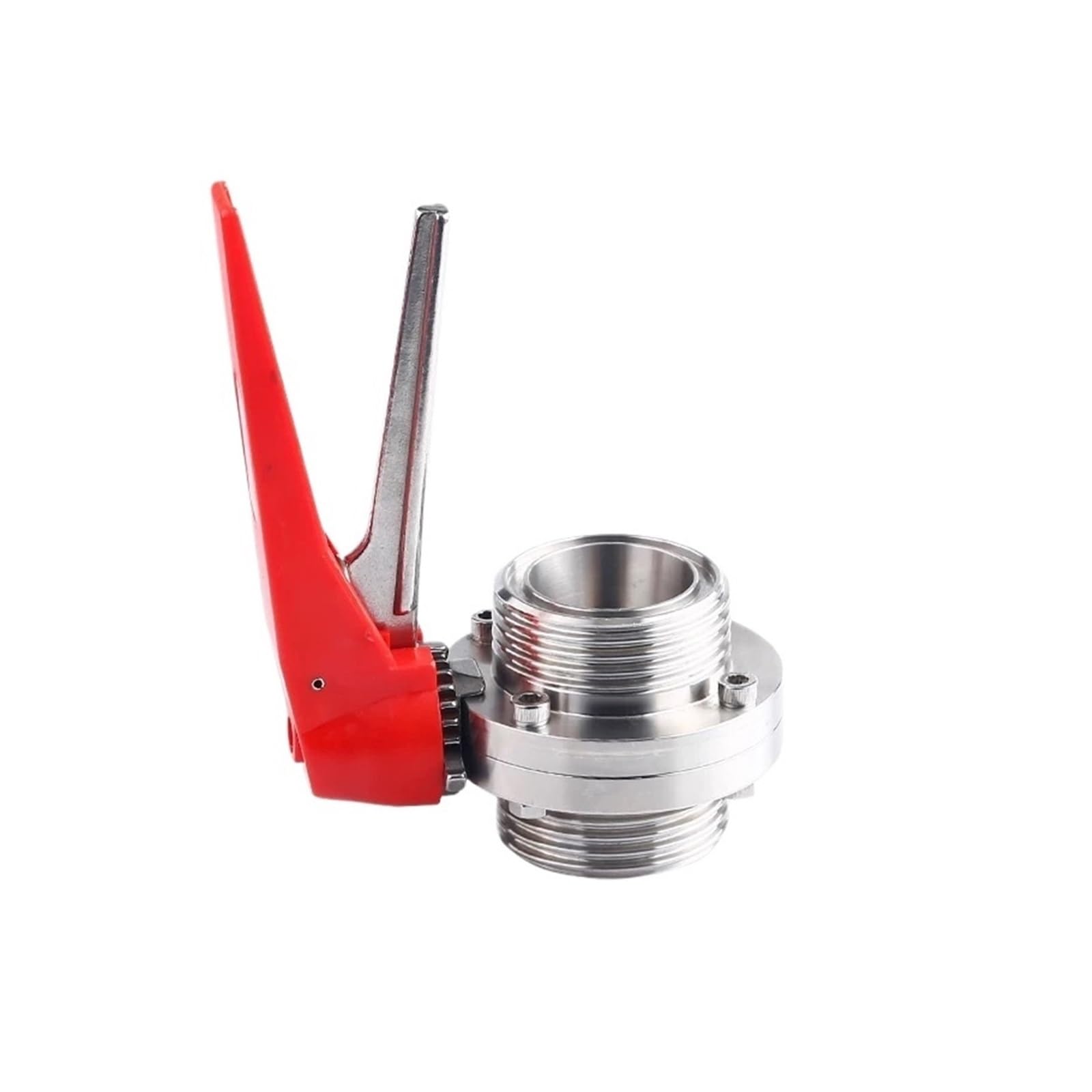 Vanne papillon filetée mâle inox 304 pour stopper fuites et usure