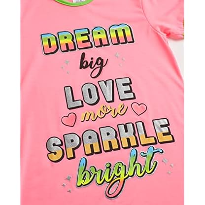 Angel Face Girls’ Nightgown Pajamas – 3 Pack Sleepwear Night Dress Sleep Shirt (4-14) - Image 4