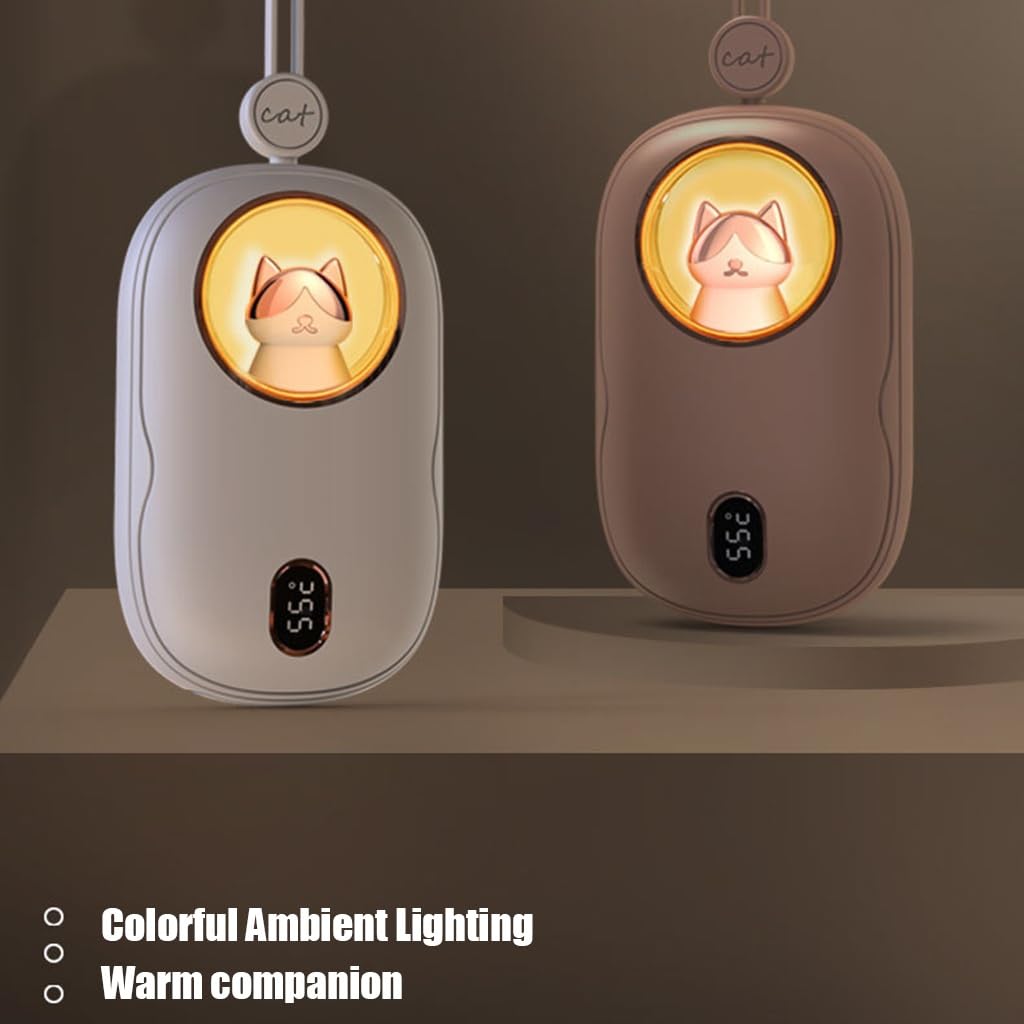 Scaldabagni ricaricabili - riscaldamento lungo 8Hrs riscaldatore ricaricabile, tasca portatile elettrico scaldamani uso come regalo di compleanno di Natale