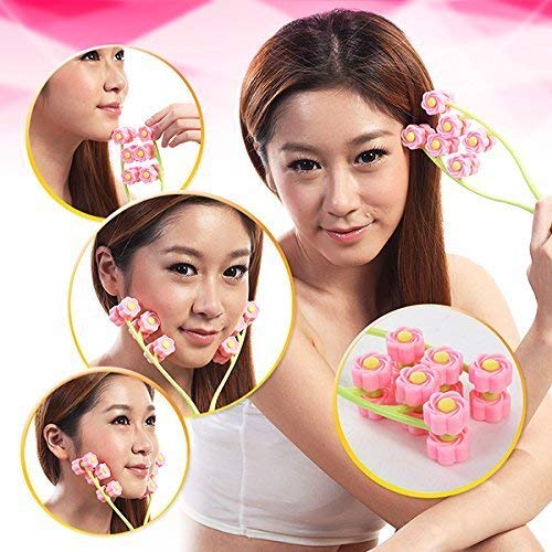 AHCP Manual face up roller massage neck facial massager beauty tool slimming remove chin (Multicolor) AHCP Manual face up roller massage neck facial massager beauty tool slimming remove chin (Multicolor)