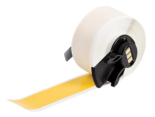 Brady Cinta de etiquetas de vinilo multiusos para impresoras M610, M611, M710, BMP61 y BMP71 - 1.9" x 50', Amarilla. M6C-1900-439-YL