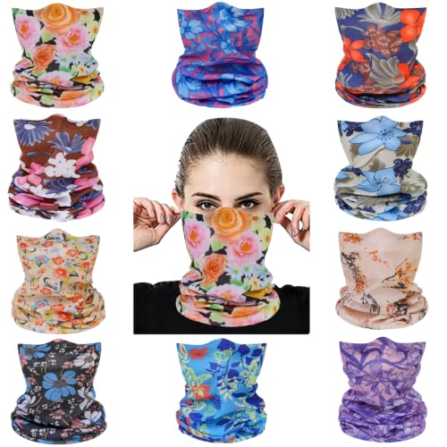 Image of Neck Gaiter Masks Tube Scarf,Seamless Bandanas Buffs Gators,Ourdoor Face Mask Face Covering Multi Headwear
