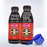 Florida Syrups Flavours Compatible with Sodastream Machines - Soda Drink Flavourings 500 ml (Pack of 2) (500 ml (Pack of 2), Ginger Beer Sugar Free)