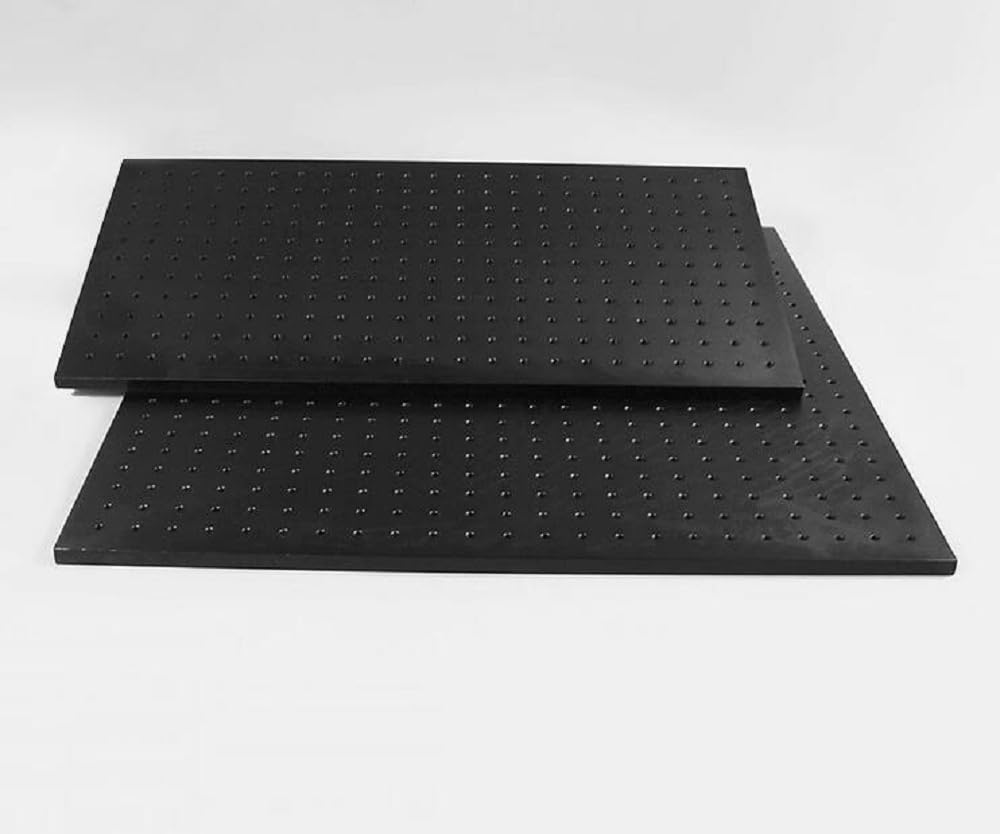 Piastra Ottica Piana, basetta sperimentale Ottica, Isolamento dalle Vibrazioni a Nido d'Ape in Alluminio Duro, Piattaforma di Lavoro(300x300MM)