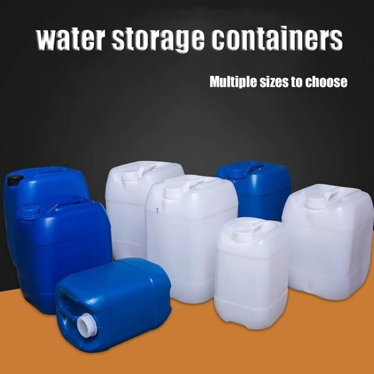 Récipient De Stockage D'eau De Camping : Carafe D'eau En Plastique Grande Bouteille Pour La Randonnée, L'alpinisme, Le Pique-nique, La Pêche, La Voiture, Le Bureau 0,8 Gallons/30 (couleur : Bleu