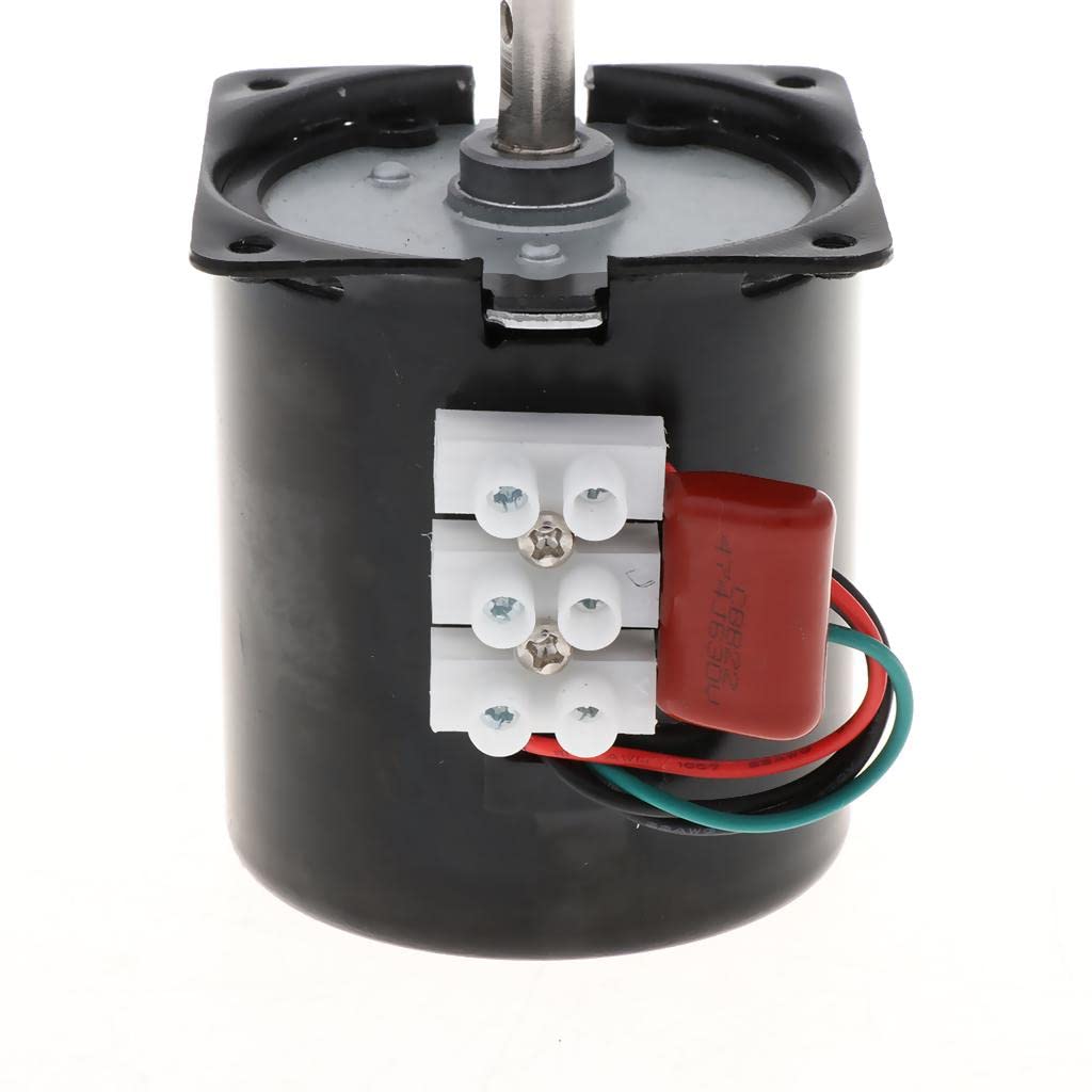 ILSMYSUTRA® Low Speed AC 220V 28W CW/CCW Micro Permanent Magnet Synchronous Motor 50RPM