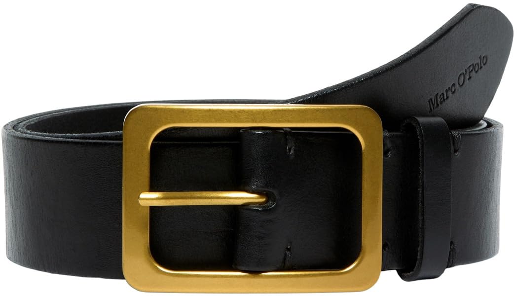 Marc OߴPolo Damen Gürtel aus Leder mit Logo